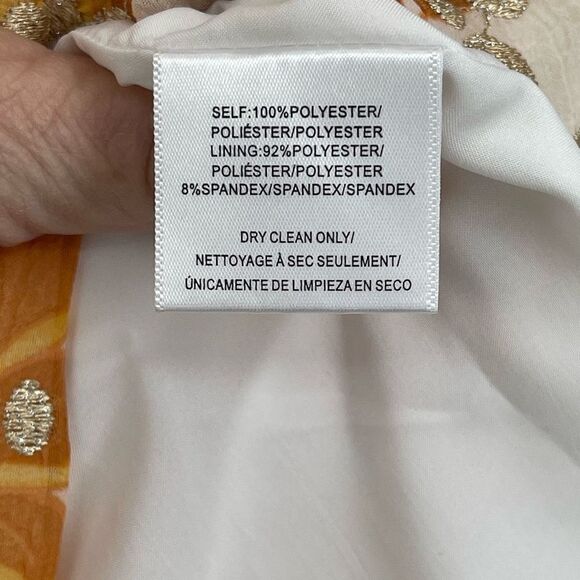 BTFL-life Yellow Ambrielle Floral Smocked Long Sleeve Mini Dress Small - Picture 5 of 9